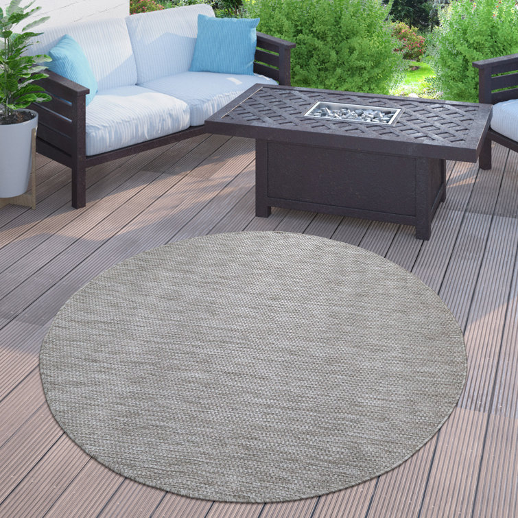 Brambly Cottage Garin Grey Indoor/Outdoor Rug Wayfair.co.uk